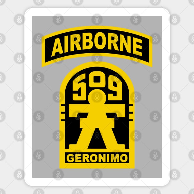 Mod.3 Geronimo 509th Airborne Parachute Infantry Magnet by parashop